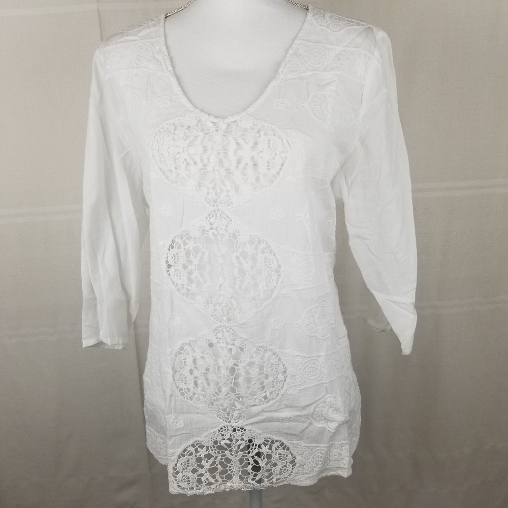 Chico's 100% cotton tunic size 8/M